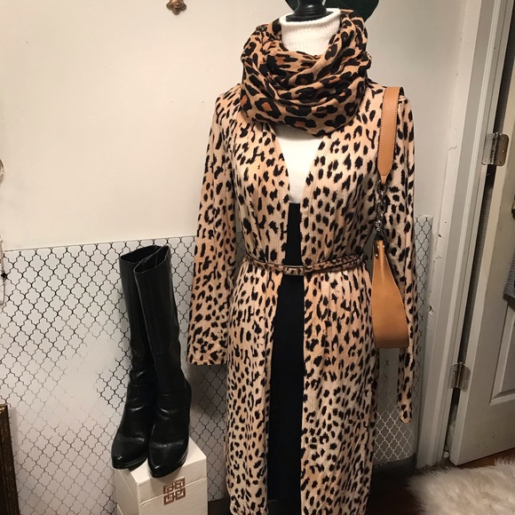 🎉HP🎉1 left Leopard Print Long Cardigan/duster! - Picture 8 of 8
